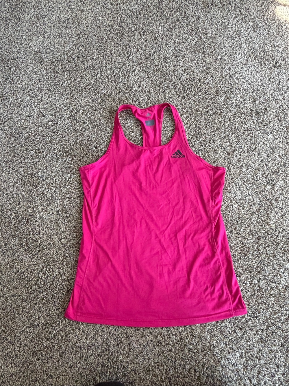 adidas Hot Pink Racerback Athletic Tank - “Climalite”